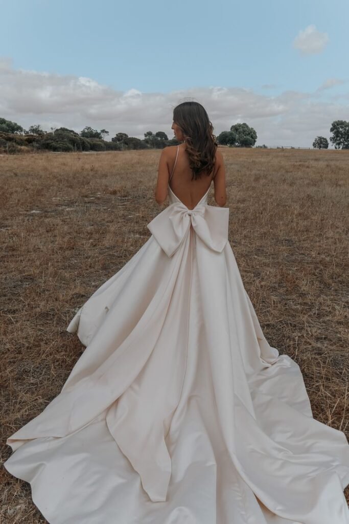 white wedding dress